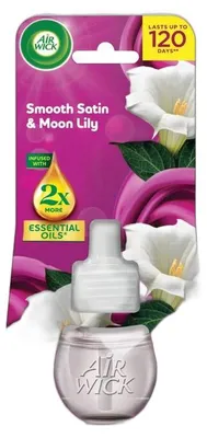 Zdjęcie produktu dla Flakonik olejku zapachowego Air Wick Świeżość jedwabiu i lilii, 19 ml