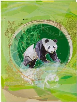 Produktbild von Goldbuch Notes The Panda – Notizbuch 15 x 22 cm, 200 weiße Seiten