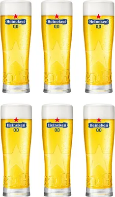 Obrázek produktu pro Heineken Pivní sklo 0,0 Hvězda 250 ml - 6 kusů