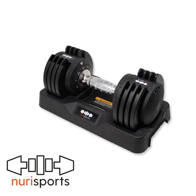 Produktbild von nurisports Hantel verstellbar 5 Gewichtsstufen, 2 kg -12 kg