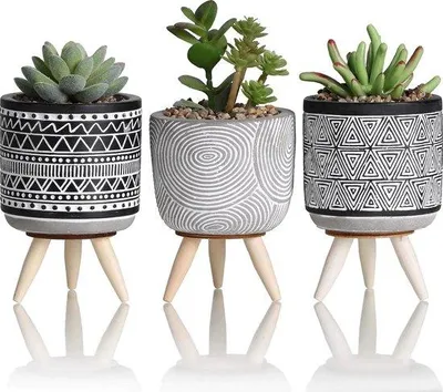 Produktbild von Famanu Keramische Vase für moderne Wohndekoration - 3er Set