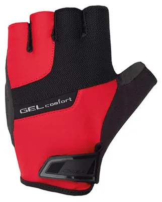 Produktbild von CHIBA Gel Comfort - Radhandschuhe XXL rot, Gelpolster, atmungsaktiv, Kurzfing....