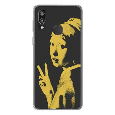 Produktbild von MuchoWow® Handyhülle Schutzhülle Hülle für Huawei P20 Lite (2020) Vermeer - Kunst - Gelb Silikon Softcase Handy Hülle - Kartenhalter