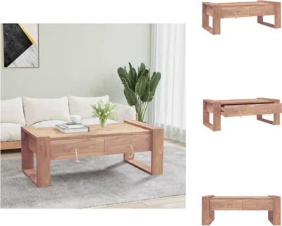 Obrázek produktu pro vidaXL Konferenční stolek 110×60×40 cm teakový masiv - Konferenční stolky