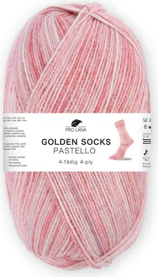 Produktbild von Pro Lana Golden Socks PASTELLO 100 g 4-fach Sockenwolle gleichmäßiges Maschenbild 420 m Farbe 741