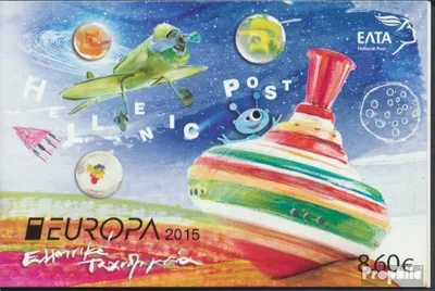 Produktbild von Briefmarken Griechenland 2015 Mi MH39 (kompl.Ausg.) postfrisch Historisches Spielzeug