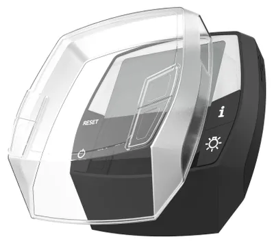 Produktbild von kwmobile EBike Fahrrad Computer Case kompatibel mit Bosch Intuvia Hülle - transparentes Fahrrad GPS Navi Cover - Transparent