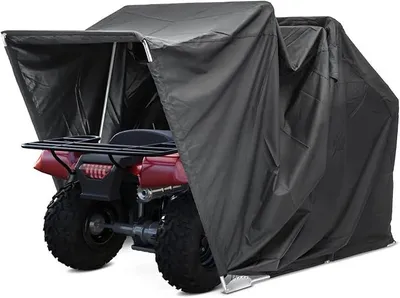 Produktbild von Zeltgarage kompatibel mit CFMOTO CForce 1000/850 / 820 Faltgarage XXXL schwarz