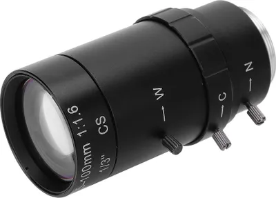 Productafbeelding van 1,3 MP zoomlens voor CCTV-camera - Objectief met variabele brandpuntsafstand (CS-mount) - Handleiding voor installatie. Diafragma: 5-100 mm. Materiaal: aluminiumlegering, geschikt voor beveiligingscamera's