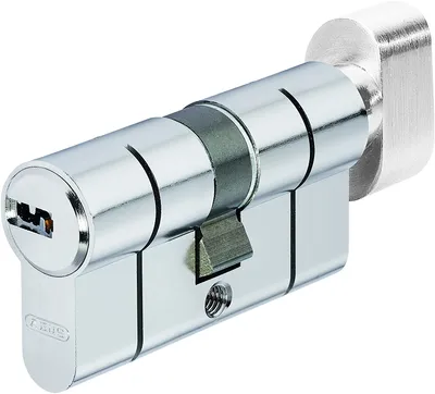 Obrázok produktu pre Abus KD6PSN Kľukový valec Z70/K30 mm BKkn s 5 obojstrannými kľúčmi poniklovaný