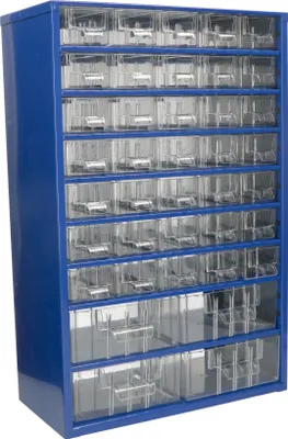 Immagine prodotto di KOTARBAU® Cassetta per officina con cassetti 306x460x155 Cassetta di smistamento 35K4M Magazzino per minuteria in metallo
