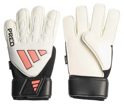 Zdjęcie produktu dla Adidas - Rękawice bramkarskie "Predator Match Fingersave" uniseks, dla mężczyzn i kobiet, model GT51805 (8) (biały/czarny)