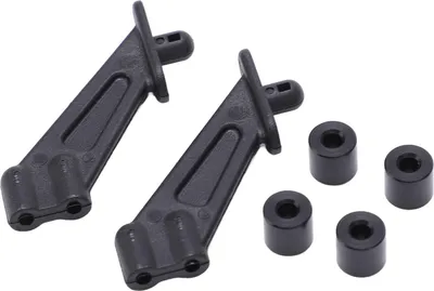 Produktbild von RC Auto Heckflügelhalterung Schwarzer Kunststoff Hochfester Ersatz für ZD Racing DBX10 7531 1/10