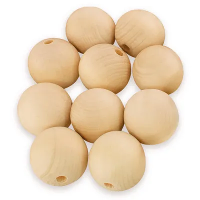 Produktbild von Holzset "Glasperlen" 10 Stück