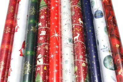 Produktbild von ZÖWIE Geschenkpapier Rolle 2mx70cm 10 Weihnachtsmotive