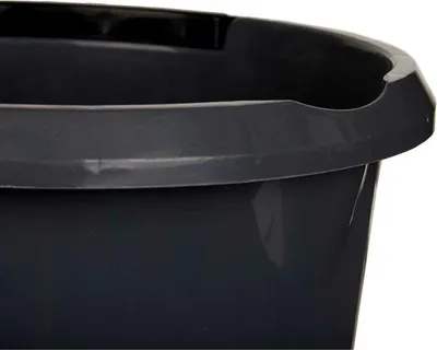 Image de Seau avec anse Gris Anthracite 10 L (18 pièces)