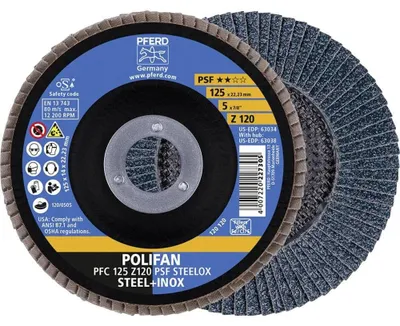 Obrázek produktu pro Kotouče na broušení, 10 kusů | Ø 125 mm, otáčky 120, kuželové, vhodné pro ocel a nerezovou ocel