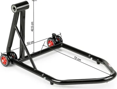 Produktbild von PUIG 7366N Hinterer Montageständer für Einarmschwinge mit Antrieb auf der linken Seite  passend fuer BMW K1200 S Schwarz