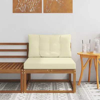 Produktbild von "Summerschlussverkauf"Outdoor Mittelsofa/Couchgarnitur - CLORIS - Outdoor-Möbel - für Garten/Terrasse - Massivholz Akazie Natur - Gartensofas DEMöbel803835