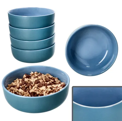 Produktbild von Ritzenhoff 6x Jasper Schale Ø14,3cm Ozeanblau 360ml Steingut 6 Pers. Müslischüssel
