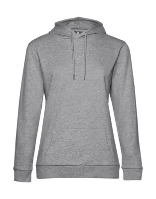 Produktbild von B&C Damen Hoodie Kapuzenpullover Sweatshirt Pullover Sweater Langarm, Größe:S, Farbe:Heather Grey