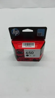 Imagen del producto de HP 650, cartucho de tinta original Advantage, negro, rendimiento estándar, negro, tinta pigmentada, 1 unidad, 360 páginas, envase individual