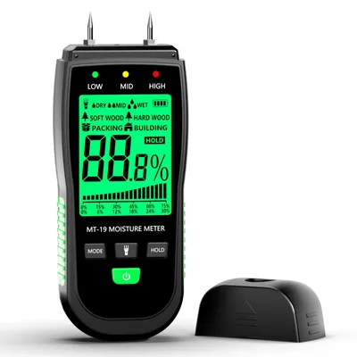 Produktbild von Feuchtigkeitsmessgerat Feuchtigkeitsmesser Detector Feuchtigkeitsdetektor Detector Pin-Typ Holzfeuchtemessgerat hörbarer Feuchtigkeitsmesser