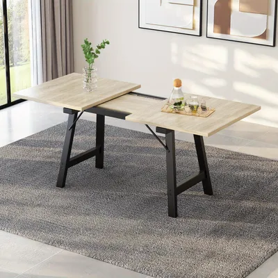 Image de Table pliante pour repas - Table extensible - Table pliante - Table pliante pour repas - Table extensible