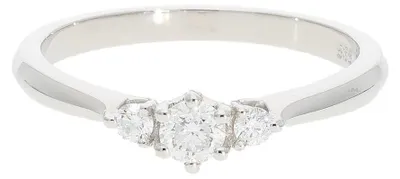 Produktbild von JuwelmaLux Brillant Ring 585 (14 Karat) Weißgold JL10-07-1397 58