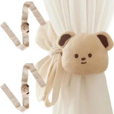 Obrázek produktu pro Roztomilý medvídek na zavírání, 80 cm, držák na věci do dětského pokoje