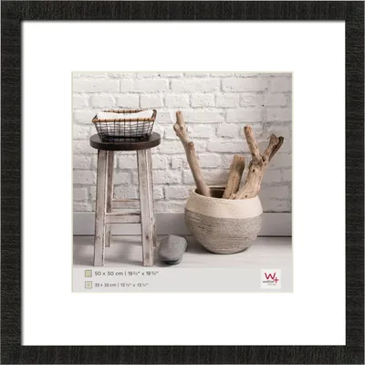 Produktbild von Walther drevený rám HOME 50x50 cm čierny s paspulkou 35x35 cm