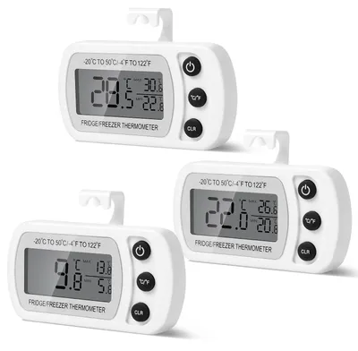 Digitale Kühlschrankthermometer, magnetisch, LCD, -20 bis 50 °C