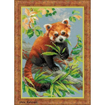 Obrázok produktu pre Sada na výšivku "Červený panda" od Riolis