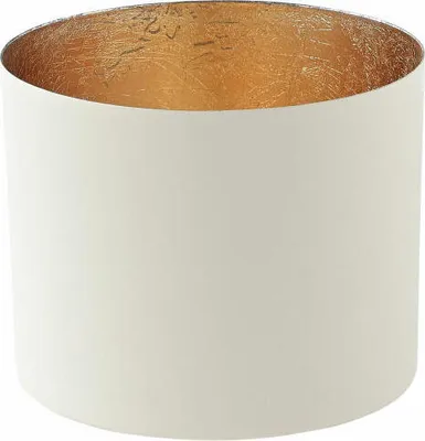 Obrázok produktu pre Darčeková spoločnosť Lucerna Chennai L, držiak na čajovú sviečku, svietnik, železo, biela, zlatá, 10 cm, 1054605001