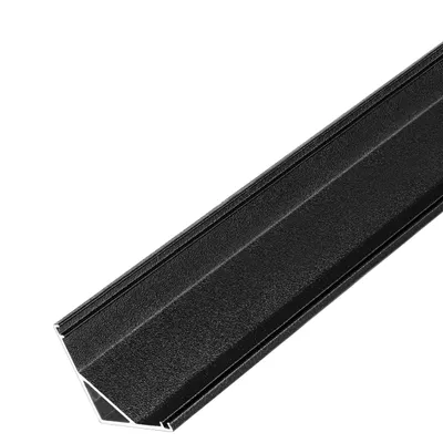 Obrázek produktu pro MasterLED, hliníkový rohový profil pro LED pásky, 10 mm, 1 metr, černý, eloxovaný