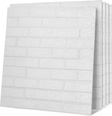 Produktbild von EINFEBEN 10 tlg 3D Tapete Wandpaneele Wandtattoos Selbstklebend Ziegel Steinoptik Tapete Wasserdicht für Wohnzimmer, Schlafzimmer,77 x 70 cm