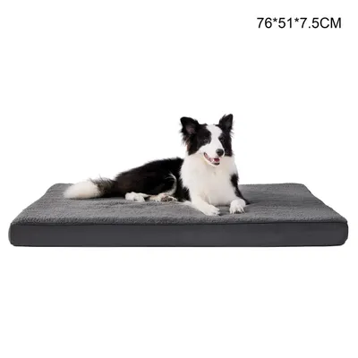 Produktbild von orthopädisches Hundebett Grosse Hunde - Hundekissen flauschig Hundematte waschbar Hundematratze in dunkelgrau für große Hundeorthopädisches Hundebett Grosse Hunde - Hundekissen flauschig Hundematte waschbar Hundematratze in dunkelgrauM