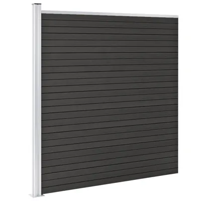 Obrázek produktu pro vidaXL Zahradní plot WPC 175x186 cm šedý