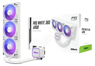 Immagine prodotto di Chłodzenie ASRock Pro White 360 ARGB