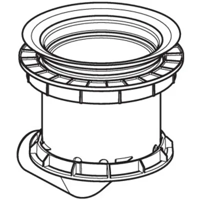 Produktbild von Geberit 243336001 Geruchsverschlussgehäuse komplett