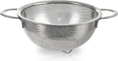 Immagine prodotto di Colino da cucina universale in acciaio inox con maniglia e piedini