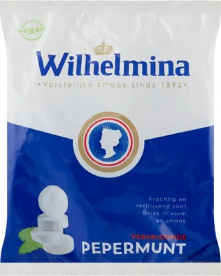 Produktbild von Wilhelmina Pfefferminze vegan 1 Kilo Lakritz