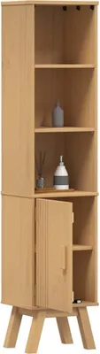 Obrázok produktu pre vidaXL Kúpeľňová skrinka s policou Olden Brown 35 x 30 x 159 cm
