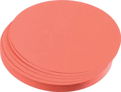 Immagine prodotto di FRANKEN Moderationskarte, Kreis, Durchm.: 195 mm, rot 100% Altpapier, 130 g/qm (UMZ 20 07)