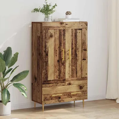 Obrázek produktu pro vidaXL Highboard old wood 69,5 x 31 x 115 cm materiál na bázi dřeva