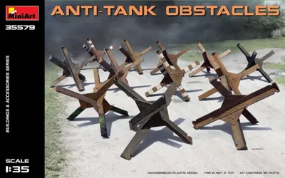 Produktbild von MiniArt 1:35 Panzersperre (12) Plastik Modellbau