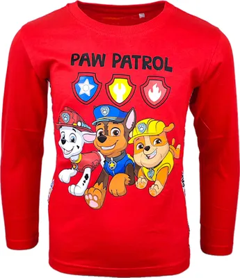 Produktbild von Langarmshirt PAW Patrol  Rot 98 cm
