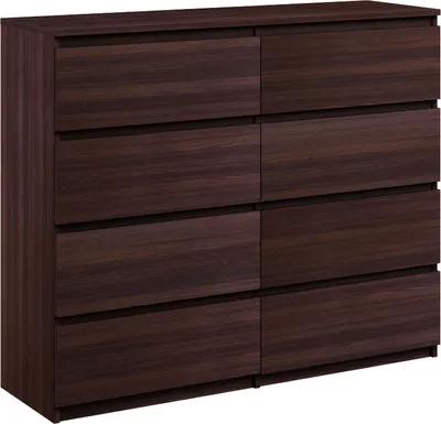 Produktbild von Kommode mit 8 Schubladen breite 120cm Sideboard moderne wenge