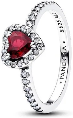 Produktbild von Pandora Elevated Fuchsia Rose Heart Ring 198421C13 Damenring, Ringgröße:48