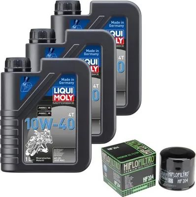 Zdjęcie produktu dla Zestaw konserwacyjny do Honda CBF 1000 F SC64A 2012, LIQUI MOLY 10W-40 3L, filtr oleju